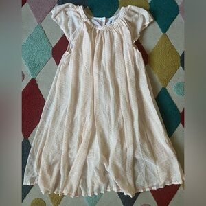GAP Kids light pink/beige Dress with Silver Dots